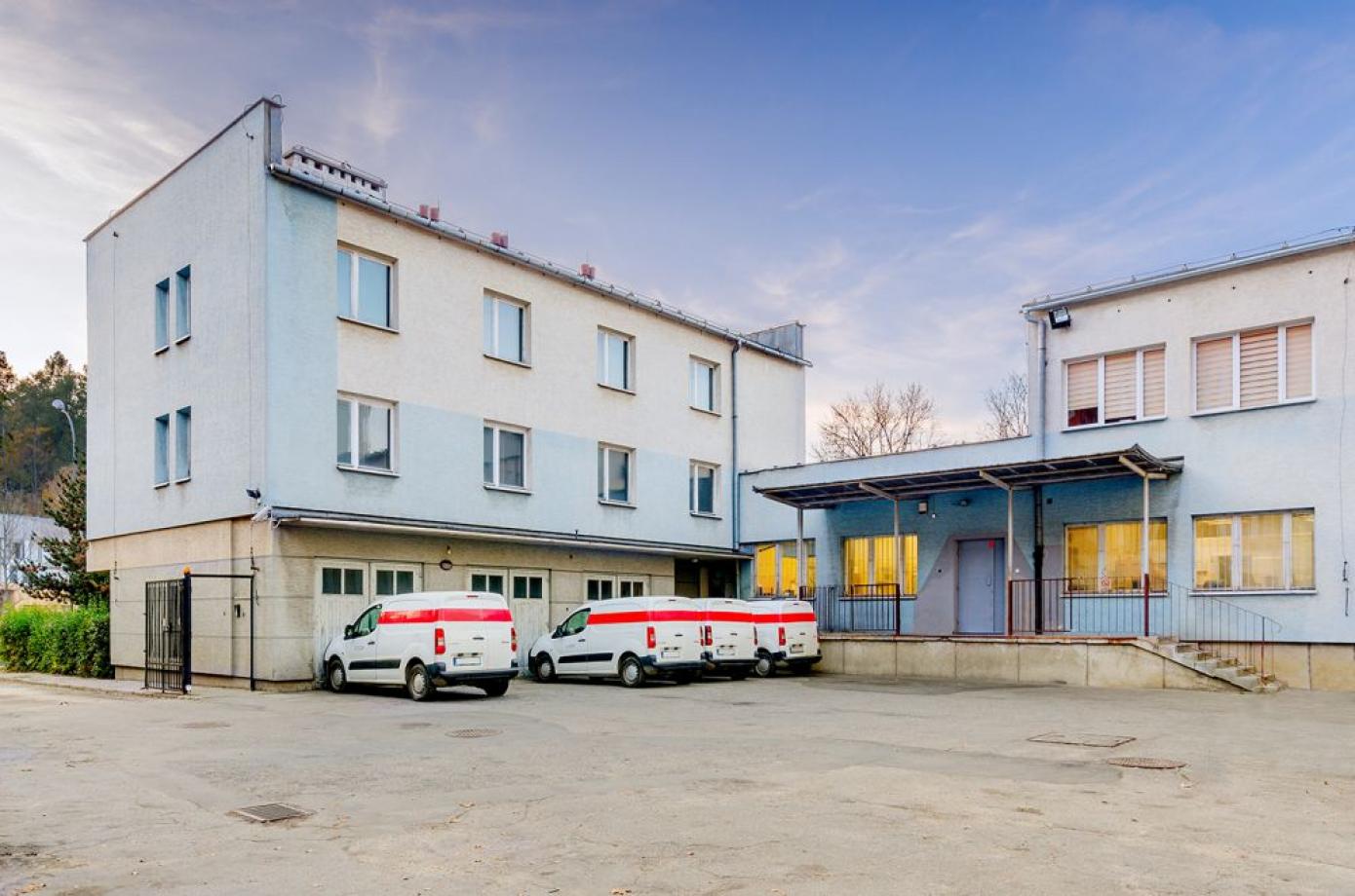 Kompleks budynków w centrum Limanowej